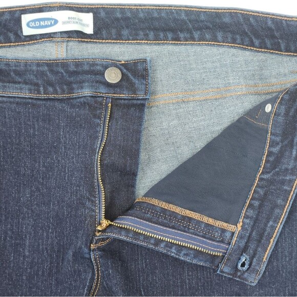Old Navy Boot Cut Jeans Womens Plus Size 24 Blue Denim Western Rodeo Normcore - Picture 2 of 8